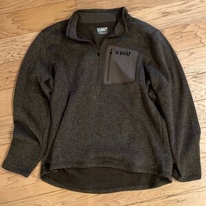 Men’s KUIU base camp sweater  fleece half zip 3XL